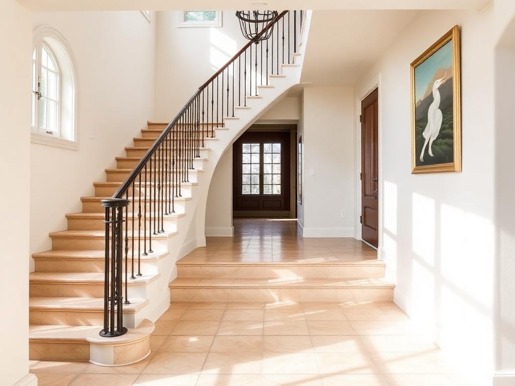 Stair Tile Installation