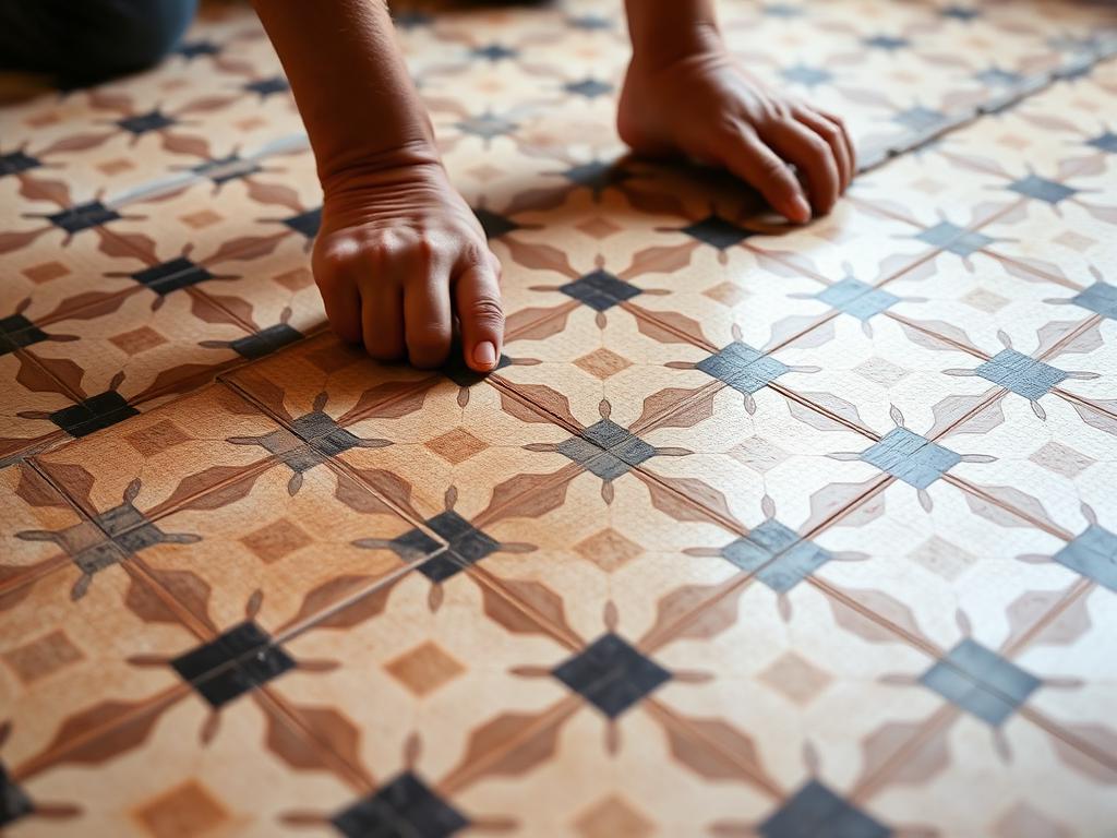 Traditional Maltese tile work